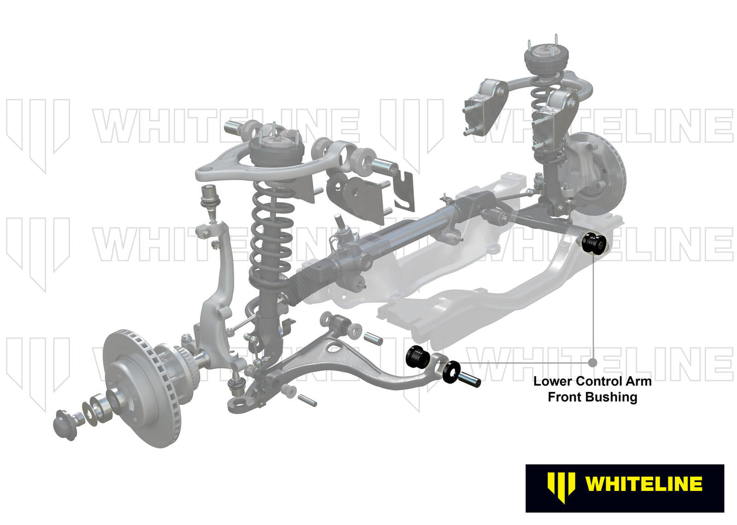 Front Control Arm Lower - Inner Front Bushing Kit to Suit Land Rover Discovery and Range Rover Sport