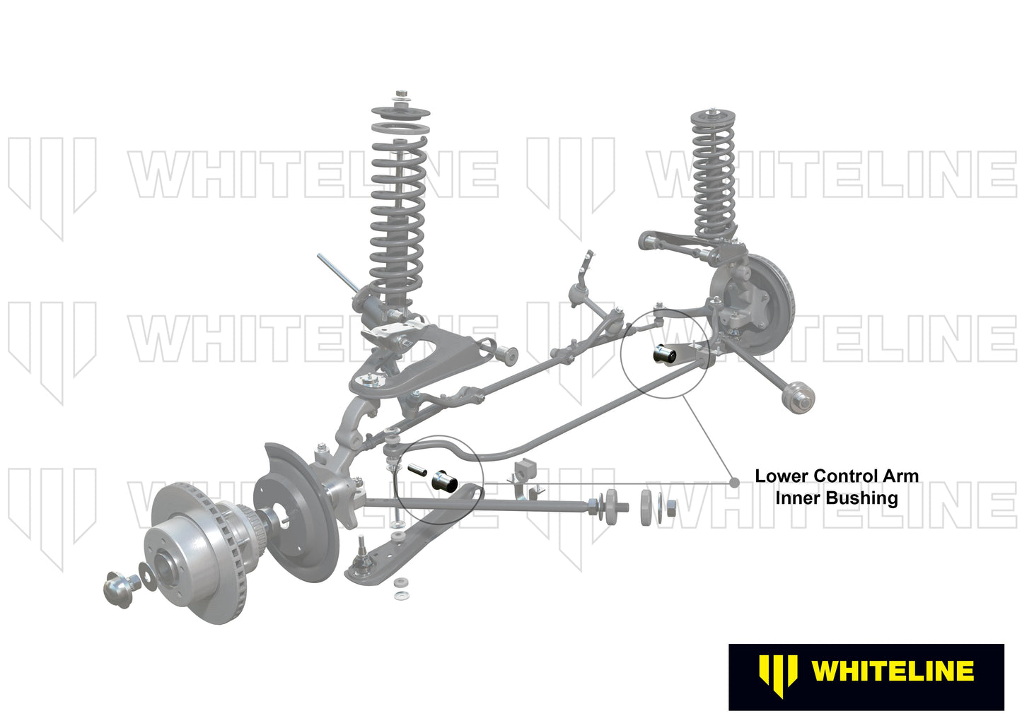 Front Control Arm Lower - Inner Bushing Kit to Suit Ford Cortina TC, TD