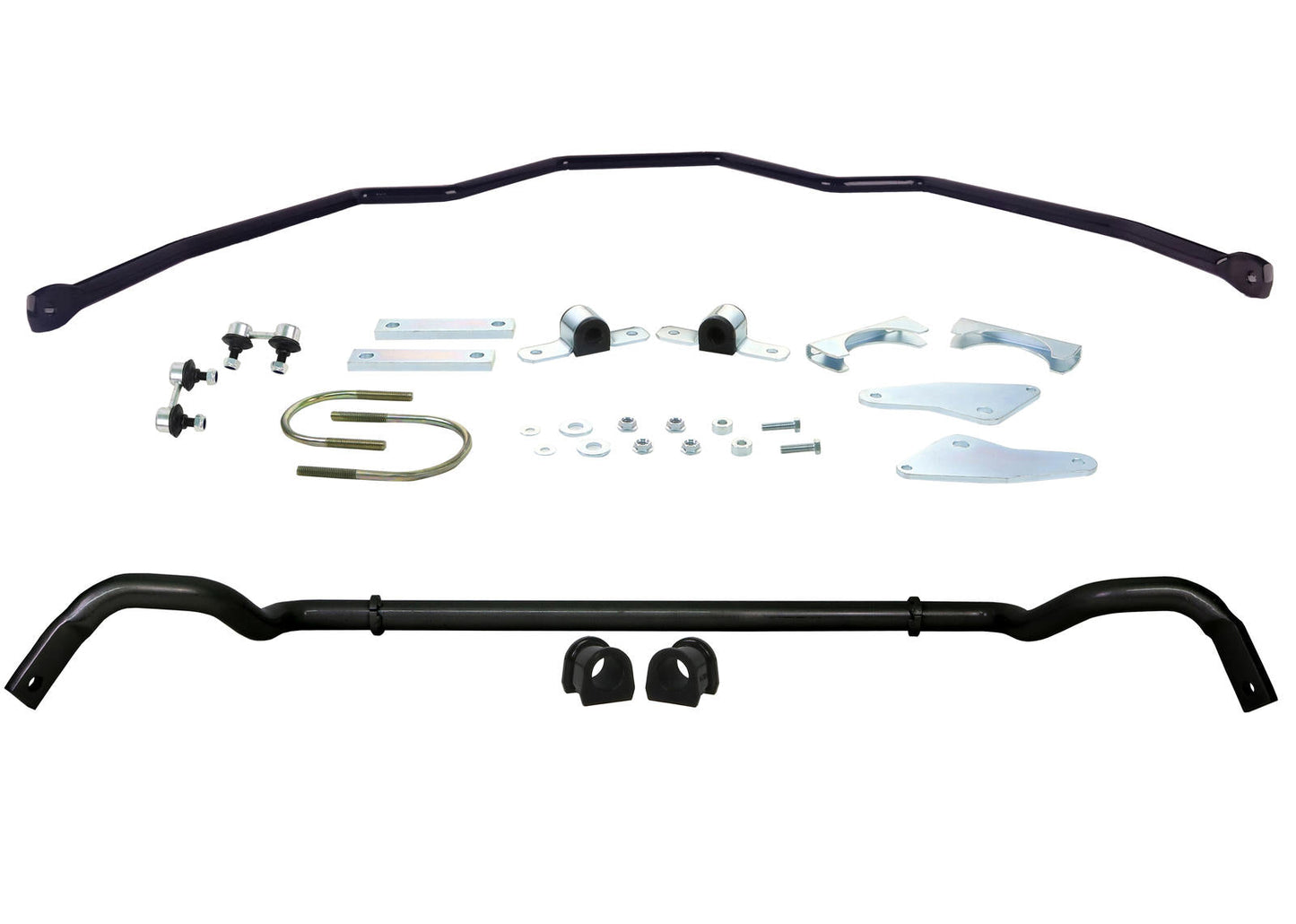 Front and Rear Sway Bar - Vehicle Kit to Suit Mitsubishi Triton MQ, MR 4wd
