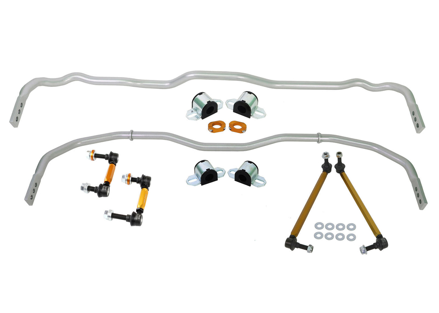 Front and Rear Sway Bar - Vehicle Kit to Suit Toyota Yaris XP Awd