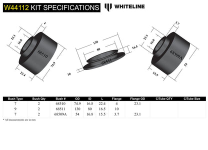 Front Strut Mount - Bushing Kit to Suit Toyota Land Cruiser 200 Series