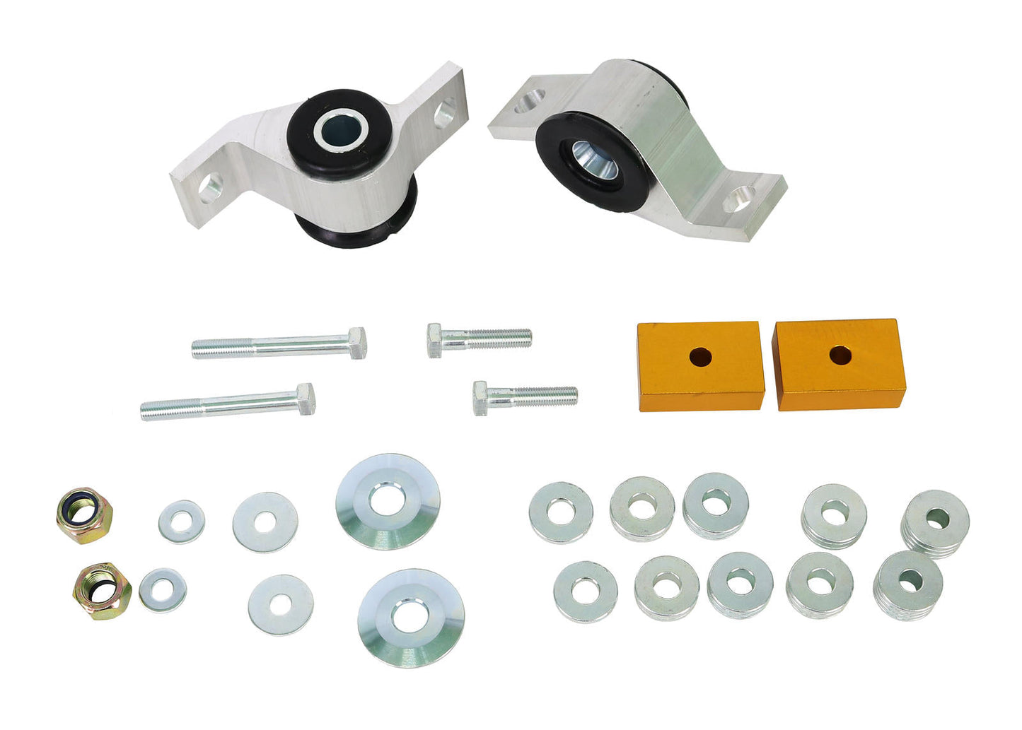 Front Control Arm Lower - Inner Rear Bushing Double Offset Kit to Suit Subaru Impreza GD incl WRX/STi