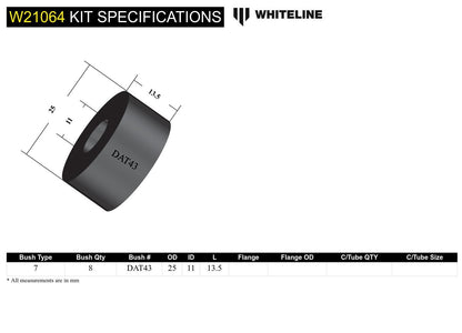 Sway Bar Link - Bushing Kit to Suit Various Nissan Applications