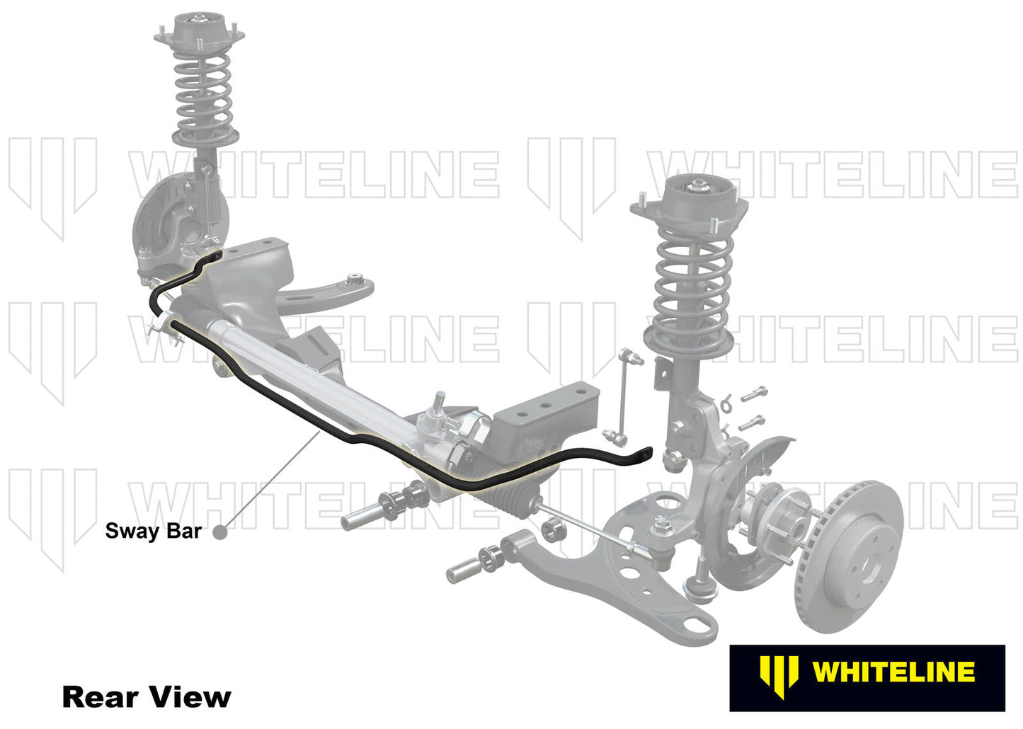 Front Sway Bar - 22mm 2 Point Adjustable to Suit Subaru BRZ and Toyota 86