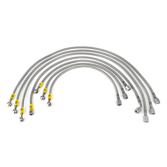 Porsche 911 SC Fuel Injector Lines HEL Stainless Steel Braided